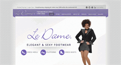 Desktop Screenshot of ledame.com